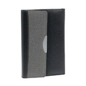 ÇANTALI DEFTER Çanta: 15 x 23 cm,13 x 21 Siyah Termo DefterTekli Özel Kutusunda thumbnail 1
