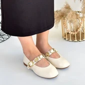 Atnis Bej Cilt Babet Ayakkabı thumbnail 4