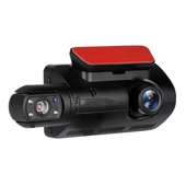 Araç İçi & Dışı Çift Lensli WiFi Kamera – 1080P HD,Gece Görüşlü, G-Sensörlü DVR Dashcam (5365) - 5