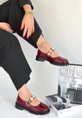 Okira Bordo Rugan Oxford Ayakkabı thumbnail 3