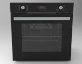 Alveus Mfa 627 Siyah Yeni (Turbofan + Soğutma Fan) Ankastre Fırın - 1