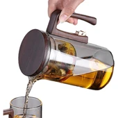 Otomatik Cam Demlik Ve 2'li Bardak Seti thumbnail 2