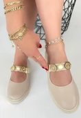 Okira Bej Cilt Oxford Ayakkabı thumbnail 1