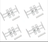 4 Adet Bebek Çocuk Koruma Kilidi - Dolap Çekmece Kilidi Sürgülü Kilit - 1