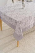 Damascus Gri Masa Örtüsü 160x220 cm thumbnail 3