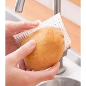 Çok Amaçlı Sebze ve Meyve Temizleme Patates Soyma Fırçası thumbnail 1