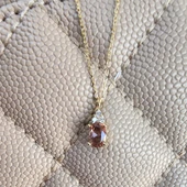 Gümüş Kolye - 1.05CT Zultanit 0.25CT Pırlanta (Signty) Doğal Taşlı Sade Tasarım 925 Ayar Gümüş Kolye - 2