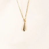 Gümüş Kolye - Minimal Damla 925 Ayar Gümüş Kolye - 7