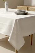 Jumbo Jakar Krem Sıvı İtici Leke Tutmaz Masa Örtüsü 160x220 cm thumbnail 1