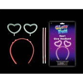 Glow Stick Karanlıkta Yanan Fosforlu Kalp Taç 12 Adet thumbnail 2