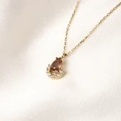 Gümüş Kolye - Zultanit Damla Taşlı 925 Ayar Gümüş Kolye - 6