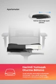 Metta Samurai Ergonomik Koltuk | Bel Destekli, Tekerlekli, Yükseklik Ayarlı, Yönetici Koltuğu - 23.3.5.61 thumbnail 4
