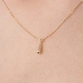 Gümüş Kolye - Minimal Damla 925 Ayar Gümüş Kolye - 2