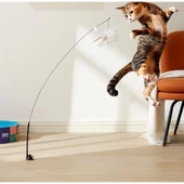 Vantuzlu Tüylü Zilli Kedi Oyun Oltası thumbnail 2