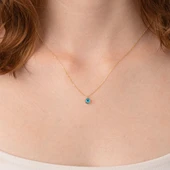 Gümüş Kolye - Mavi Nazar Boncuğu Göz Sade 925 Ayar Gümüş Kolye - Nazar Boncuğu 925 Ayar Gümüş Kolye thumbnail 6