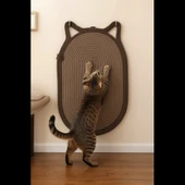 Mikopet Dekoratif Kedi Kulaklı Tırmalama Paspası thumbnail 1