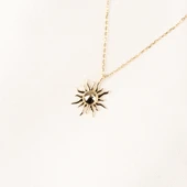 Gümüş Kolye - Güneş 925 Ayar Gümüş Kolye - 7