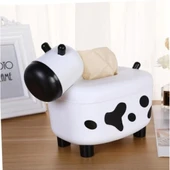 Sevimli İnek Tasarımlı Mıknatıslı Tuzluk ve Peçetelik thumbnail 4