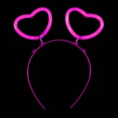 Glow Stick Karanlıkta Yanan Fosforlu Kalp Taç 12 Adet thumbnail 4