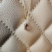 Gümüş Kolye - 1.05CT Zultanit 0.25CT Pırlanta (Signty) Doğal Taşlı Sade Tasarım 925 Ayar Gümüş Kolye - 1