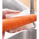 Çok Amaçlı Sebze ve Meyve Temizleme Patates Soyma Fırçası thumbnail 2