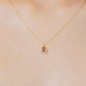 Gümüş Kolye - Zultanit Damla Taşlı 925 Ayar Gümüş Kolye - 3