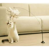 Vantuzlu Tüylü Zilli Kedi Oyun Oltası thumbnail 1