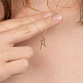 Gümüş Kolye - Yıldız 925 Ayar Gümüş Kolye - 7