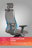Metta Samurai Ergonomik Koltuk | Bel Destekli, Tekerlekli, Yükseklik Ayarlı, Yönetici Koltuğu - 23.3.5.61 thumbnail 12