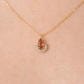 Gümüş Kolye - Zultanit Damla Taşlı 925 Ayar Gümüş Kolye - 2