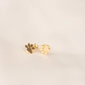 Gümüş Küpe - 925 Ayar Gümüş Minimal Pati Küpe - 6