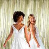 Mat Altın Püsküllü Kapı Perdesi thumbnail 2