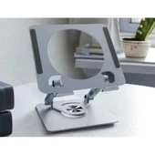 360 Derece Dönebilen Yükseltilmiş Masaüstü Ayarlanabilir Metal Tablet Standı thumbnail 5