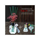 Koku Hanem Aşk-I Sermest Yeşil Ahşap Standlı 30 Adet 12 ml Bahar Esintisi Araç Parfümü Oto Araba Kokusu thumbnail 3