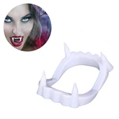 Beyaz Renk Çift Damak Takma Vampir Dişi thumbnail 4