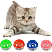 4'lü Çıngıraklı Top Kedi Oyuncağı thumbnail 2