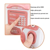 Parmak İzi ve Şifreli Elektronik ATM Kumbara thumbnail 2