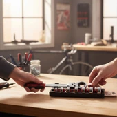 Profesyonel 13 Parça Değişebilir Kafalı Kombine Anahtar Takımı Çok Amaçlı Dayanıklı El Aleti Seti thumbnail 4