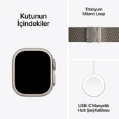 Apple Watch Ultra 2 GPS + Cellular 49mm Natural Titanium Case with Natural Titanium Milanese Loop - S thumbnail 3