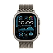 Apple Watch Ultra 2 GPS + Cellular 49mm Natural Titanium Case with Natural Titanium Milanese Loop - S thumbnail 2