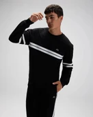 Ellesse Erkek Sweatshirt EM618-BK Black Black L thumbnail 6