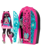 Monster High Skulltimate Secrets Hauntlywood Gizemli Catty Noir Bebek JBG82 thumbnail 3