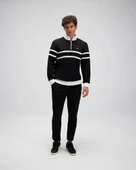 Ellesse Erkek Sweatshirt EM619-BK Black Black XL thumbnail 2