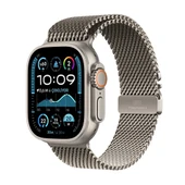 Apple Watch Ultra 2 GPS + Cellular 49mm Natural Titanium Case with Natural Titanium Milanese Loop - S thumbnail 1