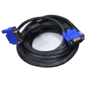 Vga L tipi 90 derece kablo 15 pin vga erkek görüntü kablosu 5m thumbnail 3