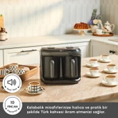 Karaca Hatır Hüp Düet Aroma İkili Türk Kahve Makinesi Space Gray thumbnail 4