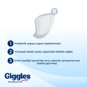 Giggles Yetişkin Erkek Mesane Pedi - L Beden - 4 Paket 80 Adet thumbnail 5