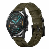 TechnoGuru ​​Galaxy Watch 46mm (22mm) Ayarlanabilir 8 Kademeli Deri Kordon KRD19 thumbnail 1