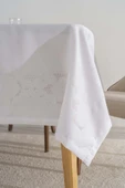 Jumbo Jakar Beyaz Sıvı İtici Leke Tutmaz Masa Örtüsü 160x220 cm thumbnail 6