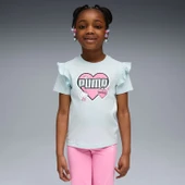Puma 632386 47 Puma X HK&FR Ruffle Tee Küçük Kız Çocuk T-Shirt thumbnail 1